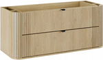 Zestaw mebli 120cm z blatem, umywalka, Meble łazienkowe OVALIA Dąb Cremona