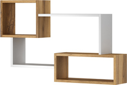 Półka wisząca TRIO 005 Biały / Dąb Wotan