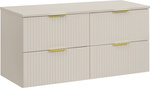 Zestaw szafek 120cm z blatem, Meble łazienkowe ADEL CZARNY