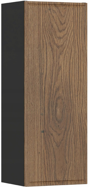 Zestaw mebli 80cm blat, słupek, Meble łazienkowe TALIA Dąb Casella/Czarny