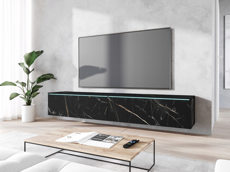 Szafka RTV Lowboard D 180cm MGLISTA ZIELEŃ