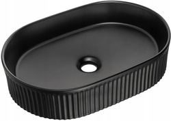 Umywalka nablatowa BEYOND 5 48cm Czarny Mat