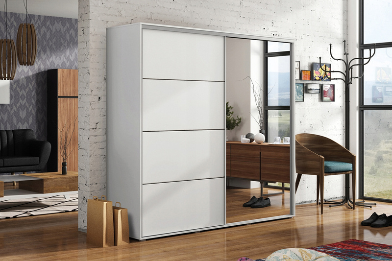 Szafa przesuwna A12 150 / 245 / 62 lustro, różne kolory i rozmiary