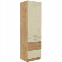 Szafka kuchenna ARTISAN 60 LO-210 2F KREM POŁYSK / DĄB ARTISAN