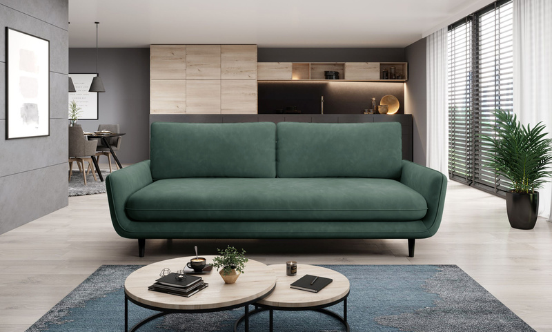 Sofa z funkcją spania SOLANO 230 cm, Rozkładana, Automat, Pojemnik