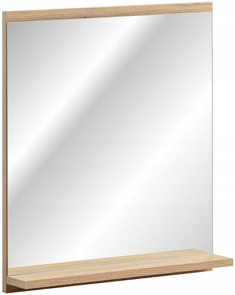 Lustro łazienkowe bez ramy 60cm, Meble łazienkowe NOVA Dąb Coast Evoke