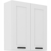 Szafka kuchenna górna LUNA 80 G-90 2F BIAŁA