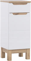 Szafka łazienkowa 810 35cm, Meble łazienkowe BALI Dąb Craft / Biały Połysk