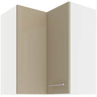 Szafka kuchenna górna LARA 60x60 GN-72 (90°) 2F BIAŁY/CAPPUCCINO POŁYSK