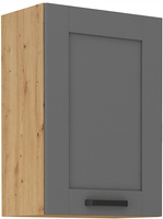 Szafka kuchenna górna LUNA 50 G-72 1F DUST GREY / DĄB ARTISAN
