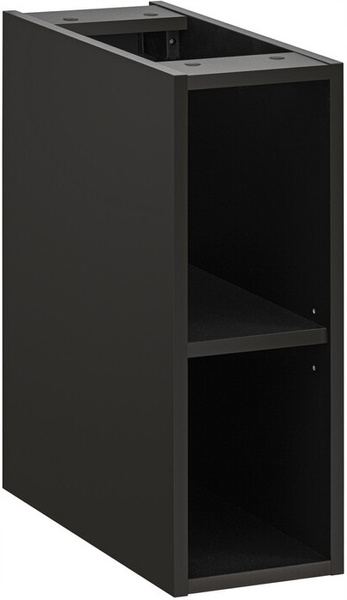 Meble łazienkowe ADEL zestaw meblowy 140cm CZARNY / DĄB WOTAN