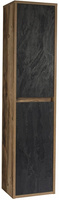 Słupek, szafka wysoka 40cm, Meble łazienkowe HAMPTON Dąb Huton/Ciemny Beton