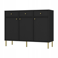 Komoda 827 TOKYO 2 Czarny Grafit