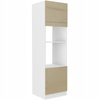 Szafka kuchenna LARA 60 DPM-210 2F BIAŁY/CAPPUCCINO POŁYSK