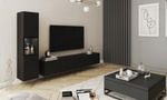 Meblościanka BERLIN III Zestaw Mebli, Salon Czarny Grafit