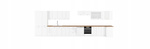 Front do zmywarki EKO WHITE ZM 713 x 446 BIAŁY