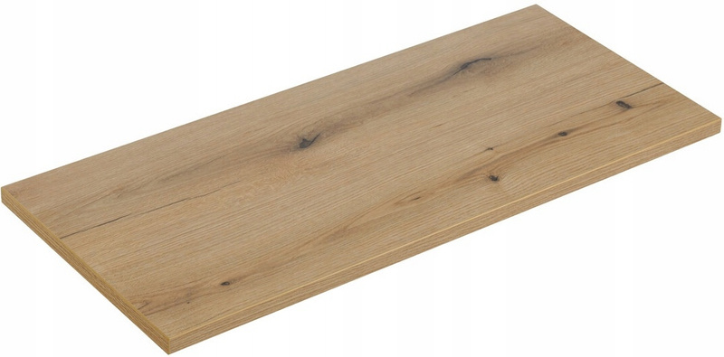 Zestaw meblowy 80cm z blatem, Meble łazienkowe NOVA Biały / Dąb Coast Evoke