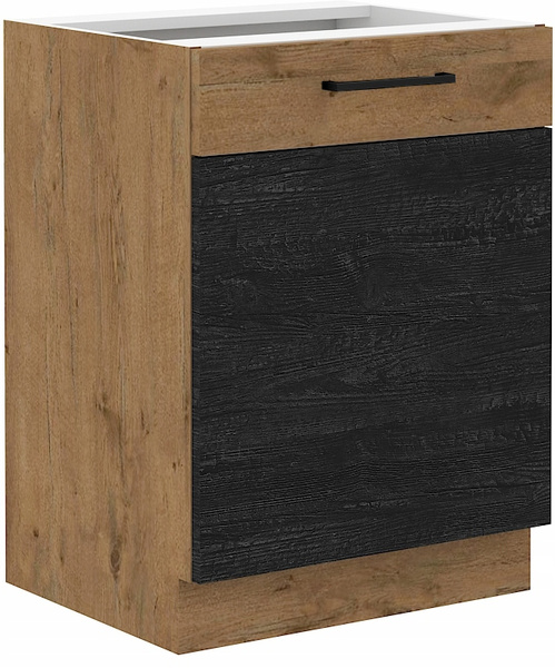 Meble kuchenne VIGO DARK WOOD / DĄB LANCELOT zestaw kuchnia 360cm