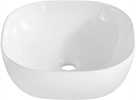 Umywalka nablatowa SMILE 41cm Biała