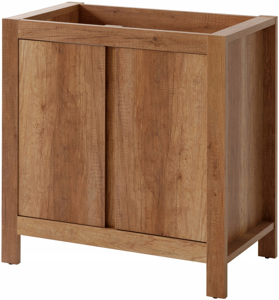 Szafka pod umywalkę 80cm, Meble łazienkowe CLASSIC 821 Dąb Romański