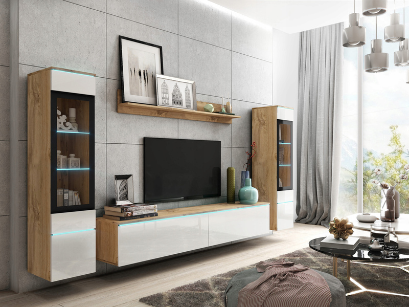Meblościanka Zestaw mebli VERA II salon Dąb Artisan