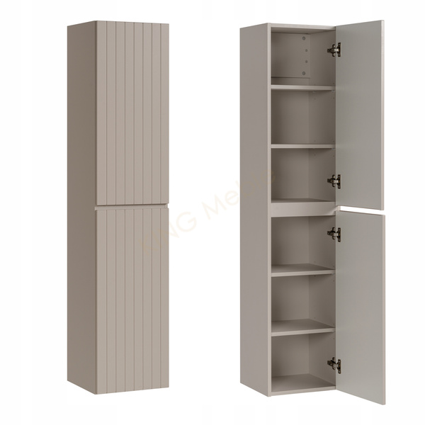 Meble łazienkowe ICONIC CASHMERE 160, 2xUmywalka, Lustro, LED, 3 kolory