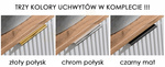 Meble łazienkowe ADEL WHITE 120, Umywalka dwukomorowa, Lustro, LED