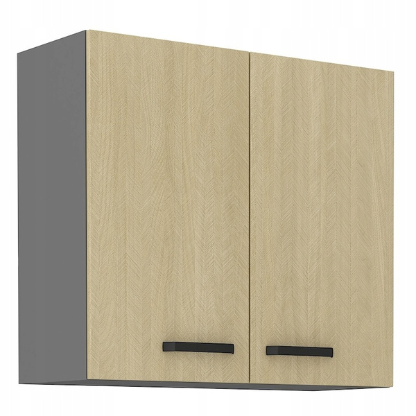 Meble kuchenne SCANDI JODEŁKA SCANDI/ANTRACYT zestaw kuchnia szafki 260cm