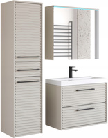 Meble łazienkowe Canada KASZMIROWY BEŻ FALA MDF