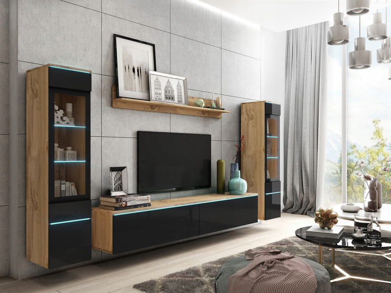 Meblościanka Zestaw mebli VERA II salon Dąb Artisan