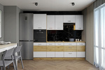 Front do zmywarki ARTISAN ZM 570 x 446 CAPPUCCINO POŁYSK / DĄB ARTISAN