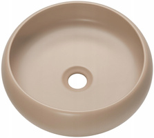 Umywalka nablatowa WIKI 36cm Cappuccino Mat
