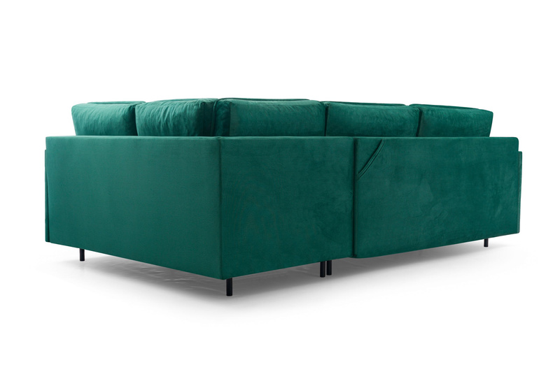 Narożnik z funkcją spania AKITA 289 cm, Rozkładany, 2xPojemnik, Rogówka