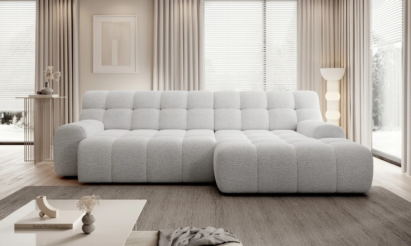 Nowoczesny Narożnik COCOON S 292 cm, Elektryczny wysuw siedziska