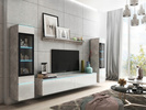 Komoda VERA 150 Beton / Biały Połysk
