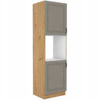 Szafka kuchenna STILO 60 DP-210 2F CLAYGREY/DĄB ARTISAN