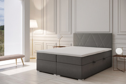 Łóżko Tapicerowane Kontynentalne LARA 180x200 cm