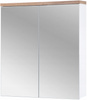 Szafka z lustrem 840 60cm, Meble łazienkowe BALI Dąb Craft / Szary Połysk