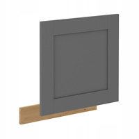 Front do zmywarki LUNA ZM 570 x 596 DUST GREY / DĄB ARTISAN
