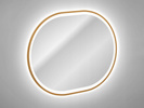 Lustro łazienkowe LED w ramie, Meble łazienkowe APOLLO Złoty