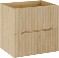 Szafka pod umywalkę 60cm, 2 szuflady, Meble łazienkowe NORDIC Dąb Cremona
