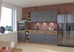 Meble kuchenne VIGO MATERA / DĄB LANCELOT zestaw kuchnia 270cm