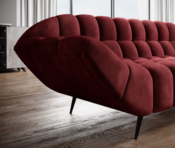 Nowoczesna Sofa GAPPA 2 200 cm, Wysokoelastyczna Pianka, Sprężyny