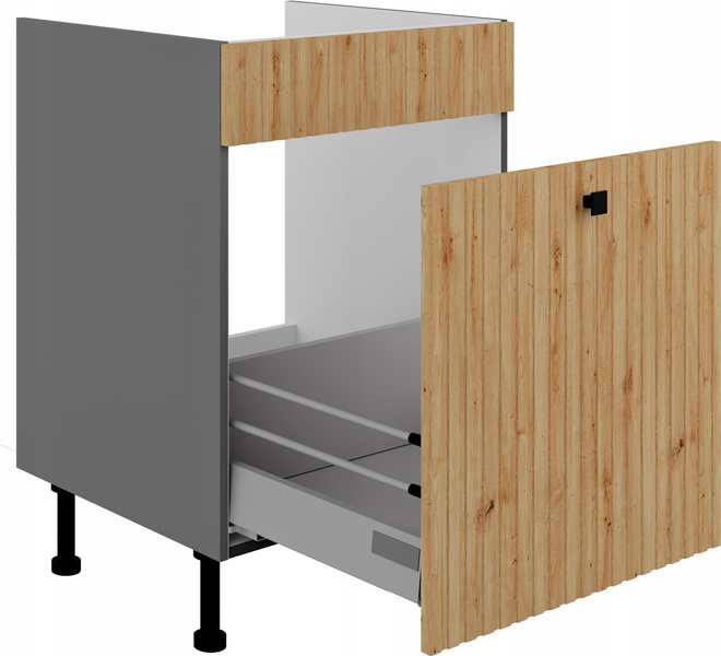 Szafka kuchenna dolna AVA 60 ZL 1S BB DĄB ARTISAN/ANTRACYT