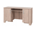 Biurko CEZAR 17A, Biurko 100cm, Klawiatura, Meble do Salonu CEZAR, Białe