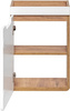 Szafka pod umywalkę 826 40cm, Meble łazienkowe ARUBA Dąb Craft/Biały Połysk