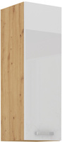Szafka kuchenna górna, wisząca 30 G-90 1F BIAŁY POŁYSK, DĄB ARTISAN, Meble Kuchenne ARTISAN