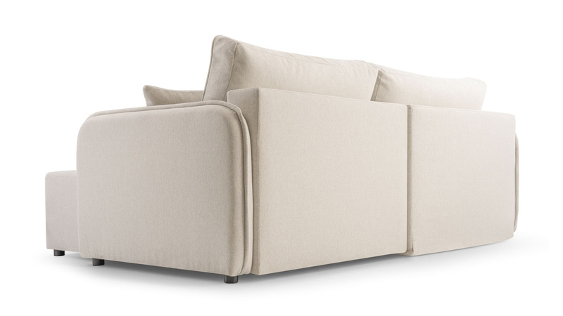 Mały Narożnik z Funkcją Spania MELODY 227 cm, Rozkładany, Pojemnik, Rogówka