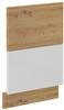 Front do zmywarki 45 cm z panelem sterującym z przodu ZM 570x446 DĄB ARTISAN, BIAŁY POŁYSK, Meble Kuchenne ARTISAN 