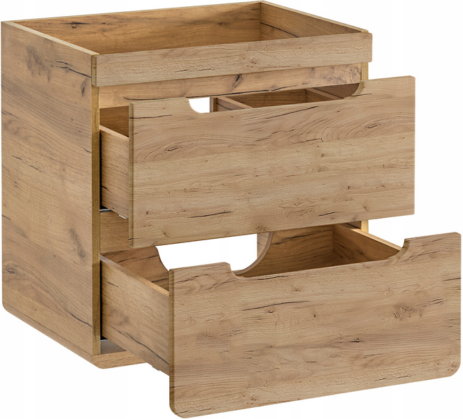 Szafka pod umywalkę 820 60cm, Meble łazienkowe ARUBA Dąb Craft Złoty
